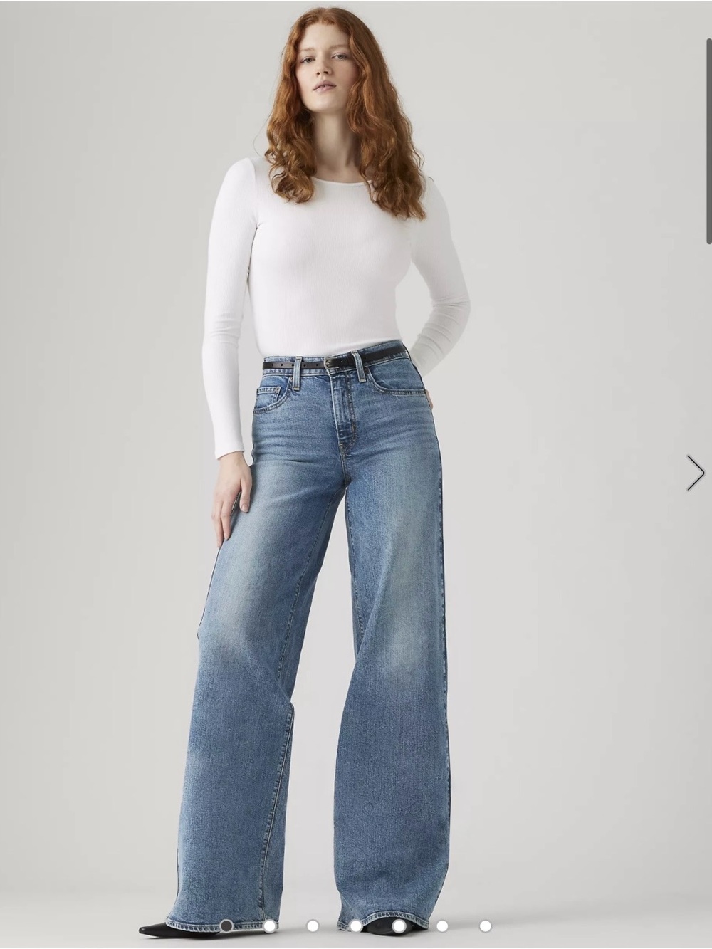 728 HIGH RISE WIDE LEG WOMEN'S JEANS